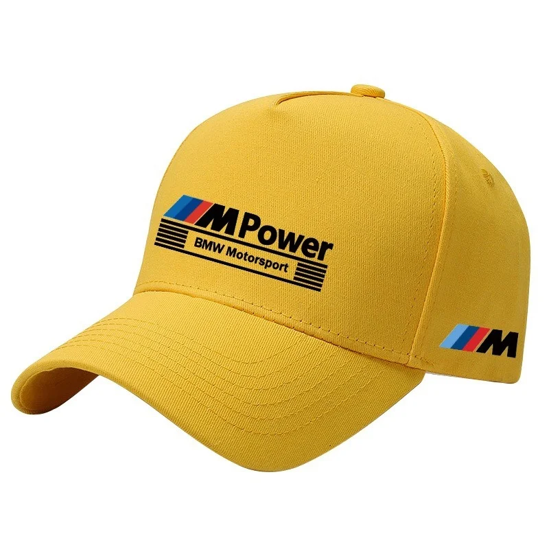 For BMW Motorsport Emblem Print Outdoor Summer Sport Baseball Cap Spring Autumn Adjustable Casual Sunscreen Hat Car Stickers - view 4