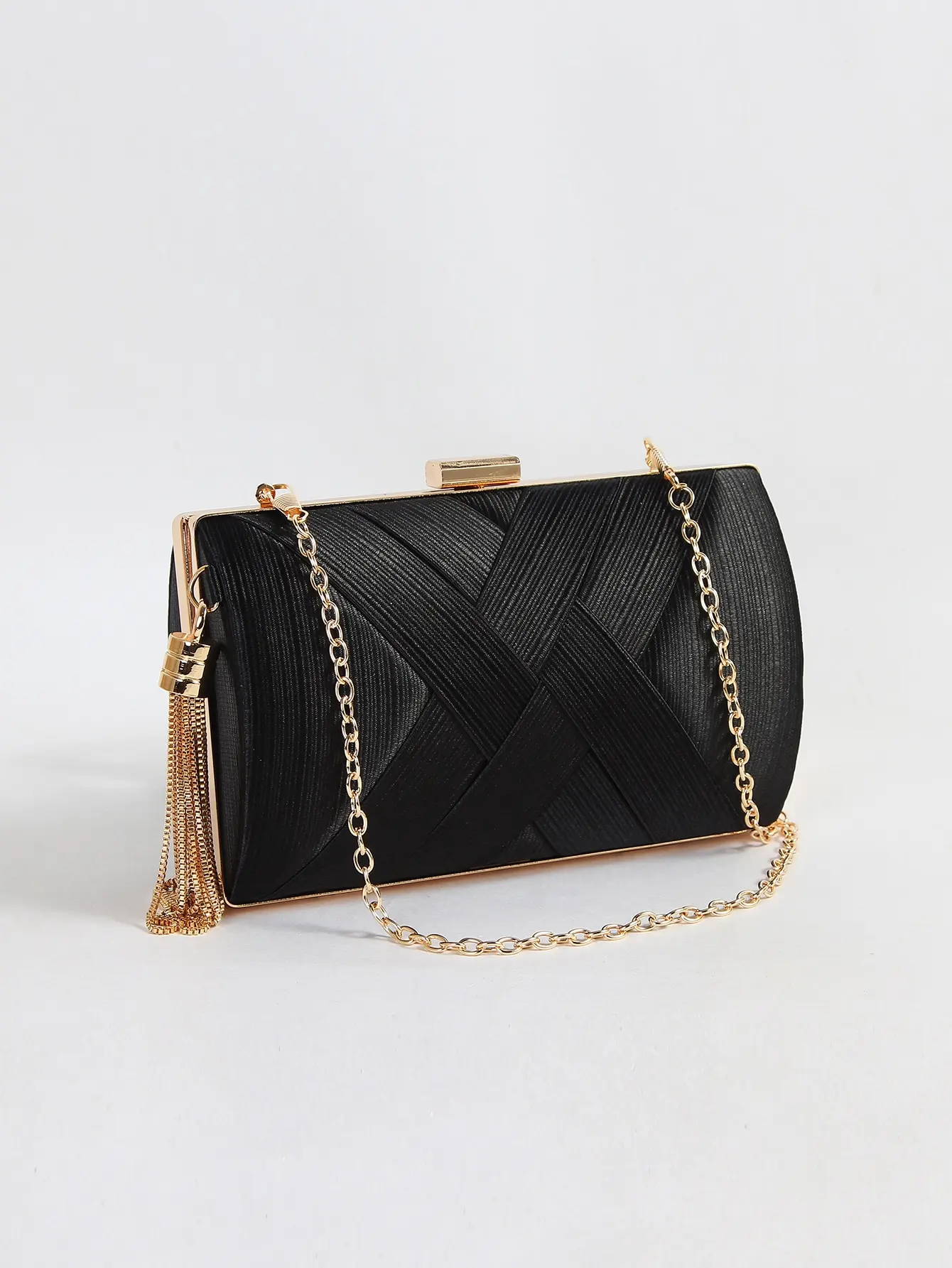 Women Clutch Bag Evening bag Fringed Evening Handbag,Lady Party Wedding Clutch Purse Chain Shoulder Cross Body Bag