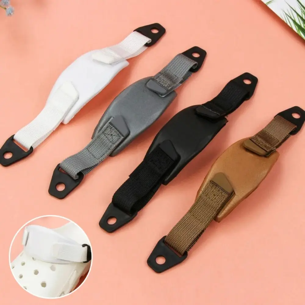 Tali sepatu baru untuk sepatu Croc EVA lubang tali tumit dapat disesuaikan DIY sepatu Aksesori Hadiah untuk wanita dan anak-anak