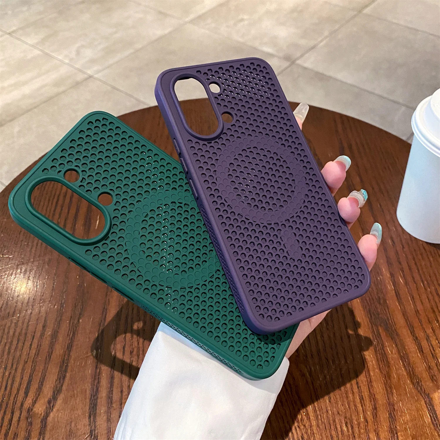 Luxury Skin Feel Super Heat Di - Heat Dissipation Mesh Breathable Case review and price
