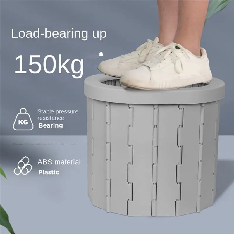 A23E-Portable Car Toilet Outdoor Folding Toilet Travel Self-Driving Tour Camping Toilet Emergency Toilets For Adults Children