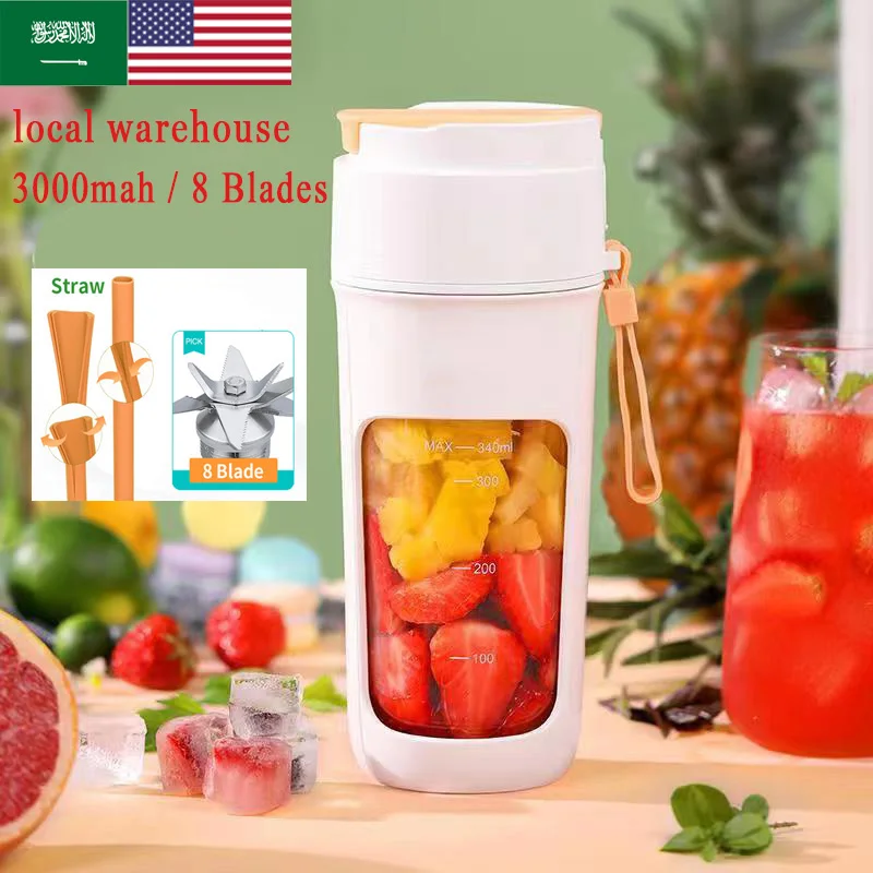 Mini Portable Blender Wireless Juice Maker Machine Electric Orange Juicer Usb Smoothie Blender Mixer Extractors Citrus Squeezer