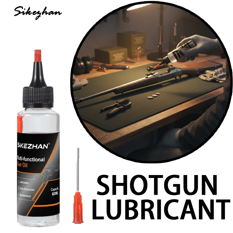 زيت تشحيم مسدس الصيد – زيت تنظيف وصيانة عالي الأداء للعمل السلس والتشحيم وحماية الصدأ