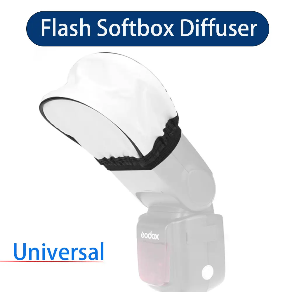 Универсальный Рассеиватель вспышки камеры Speedlite Softbox Замена для Canon Nikon Sony Godox V860 Yongnuo on-Camera Flash