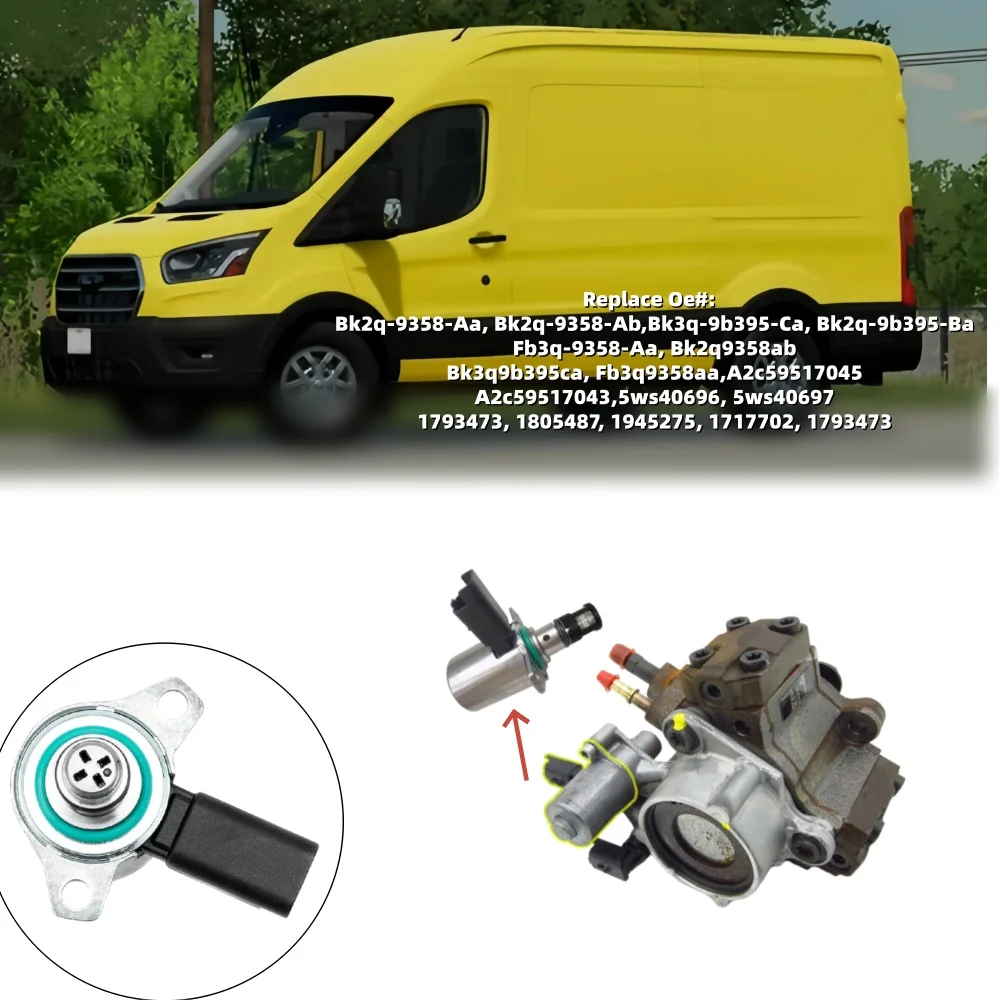 1PCS Car Fuel Pump Pressure Regulator Control Valve 1793473 For Ford Transit Mk8 Custom 2.2 Tdci Car Engine Fuel Accessories