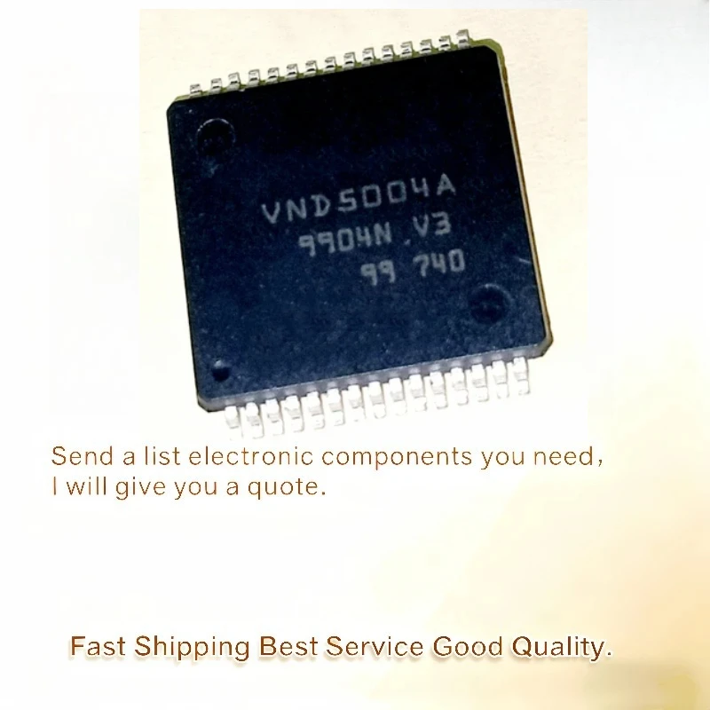 Circuit intégré de commande de moteur de voiture VND5004 VND5004A HSSOP30, 5 pièces/lot, puce fragile pour carte informatique de voiture
