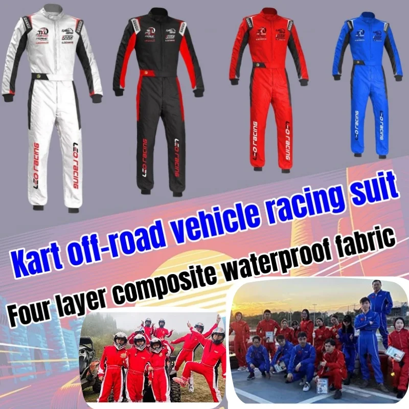 Four Seasons Beach Bike Kart Off Road Bike UTV Rally Couple F1 One Piece Racing Suit Summer Waterproof and Breathable