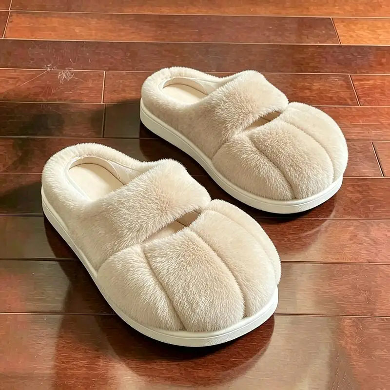 Niedliche Katzenpfoten-Hausschuhe mit Flauschigem Fell für Damen, Winter 2026, Süße Warme Plüsch-Hausschuhe in Übergröße, Kawaii Fellige Schuhe, Unisex – Detail 10