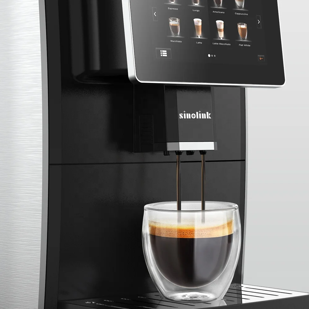 Professional Touch Screen Display Automatic Expresso Coffee Machine