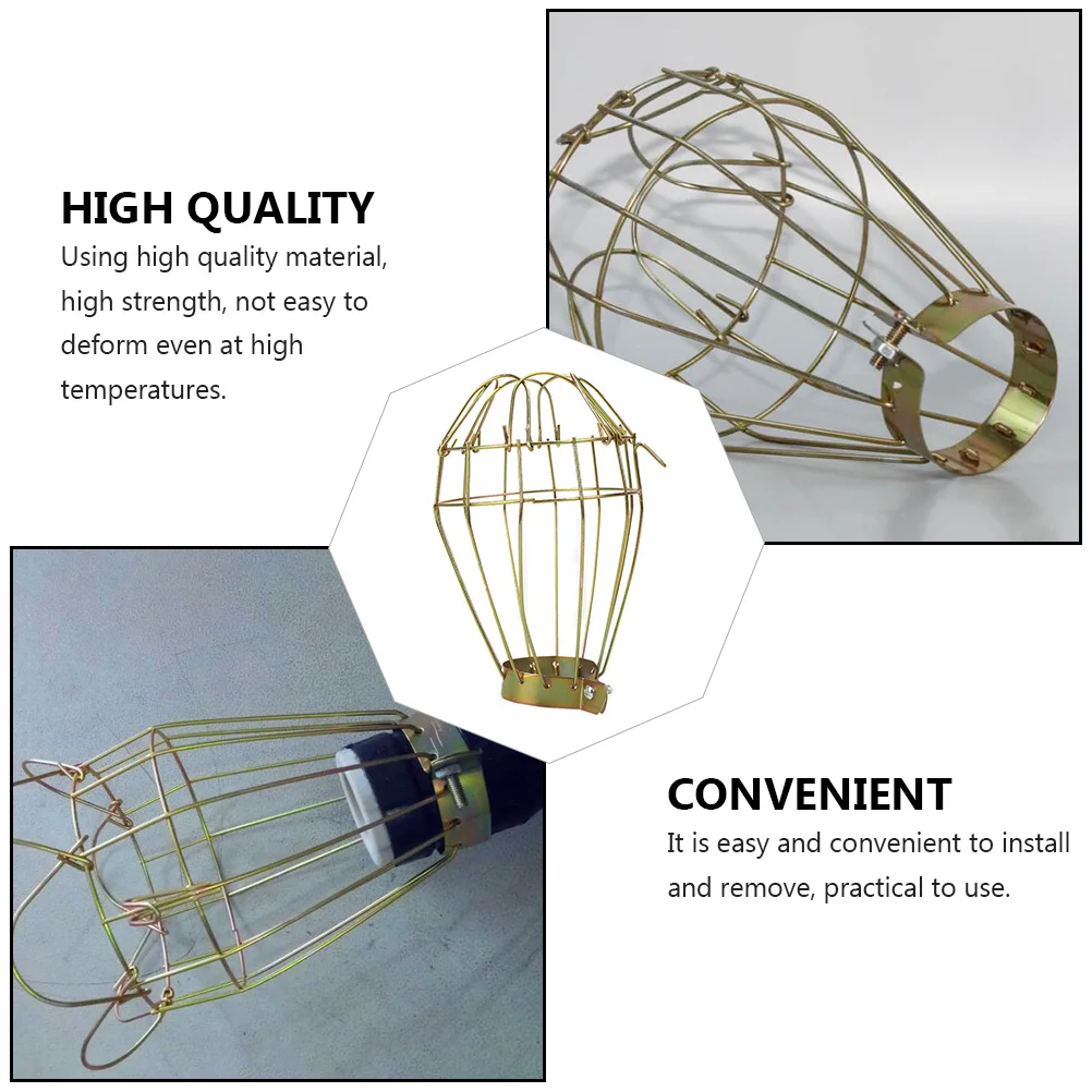 

3pcs Heating Anti-Scald Mesh Cover For Reptile Box High Temperature Resistant Iron Structure Easy Install Lampshade Reptile