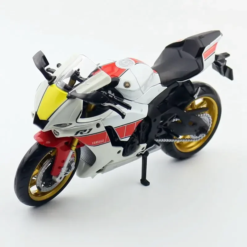 1/12 YAMAHA YZF-R1M Toy Motorcycle RMZ City Diecast Metal Model 1:12 Racing Super Sport Miniature Collection Gift For Boy Kid