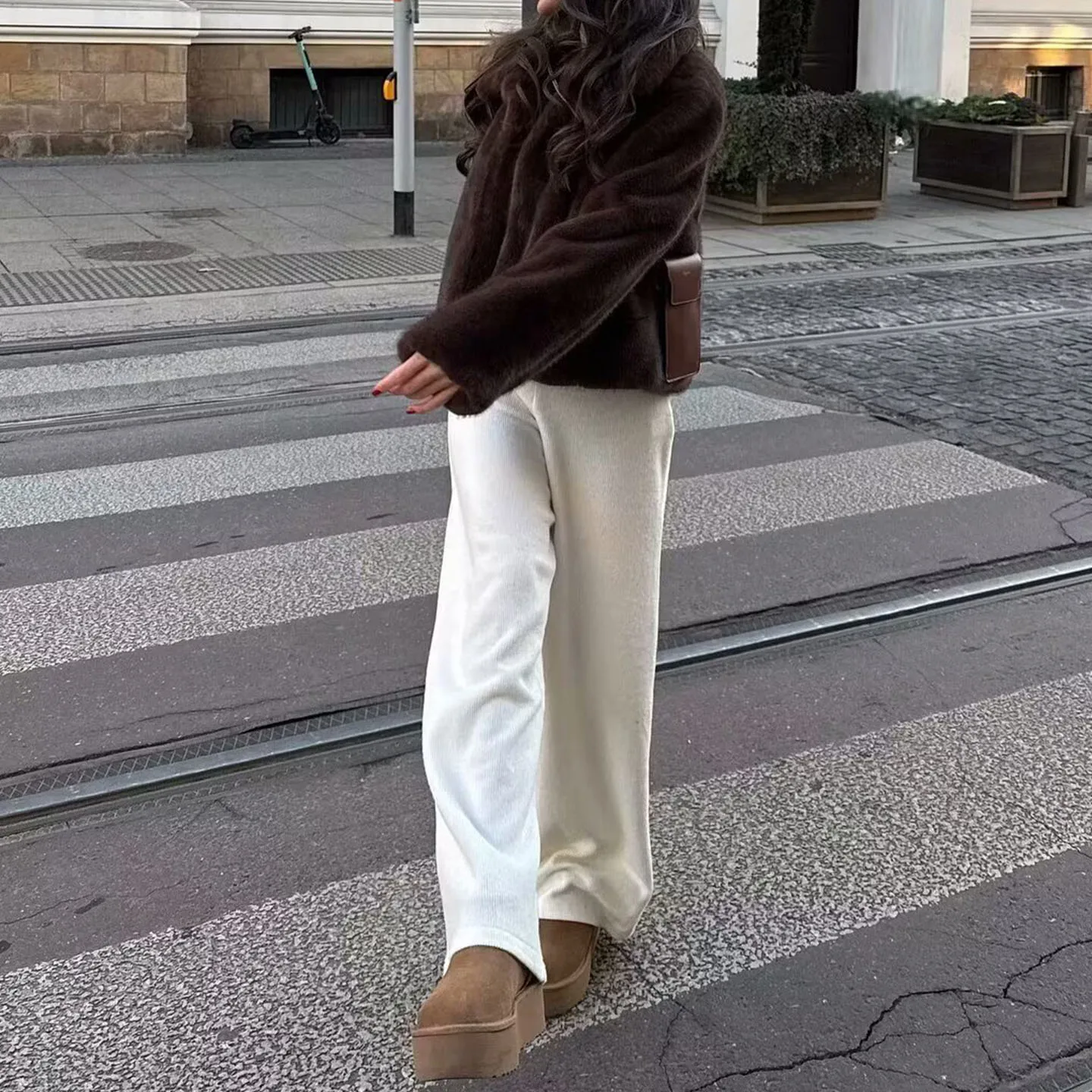 Faionable Effect Fur Artificiale Jaet Z Capispalla da donna Or Trendy All-Match Sle Lungo Chiusura con cerniera