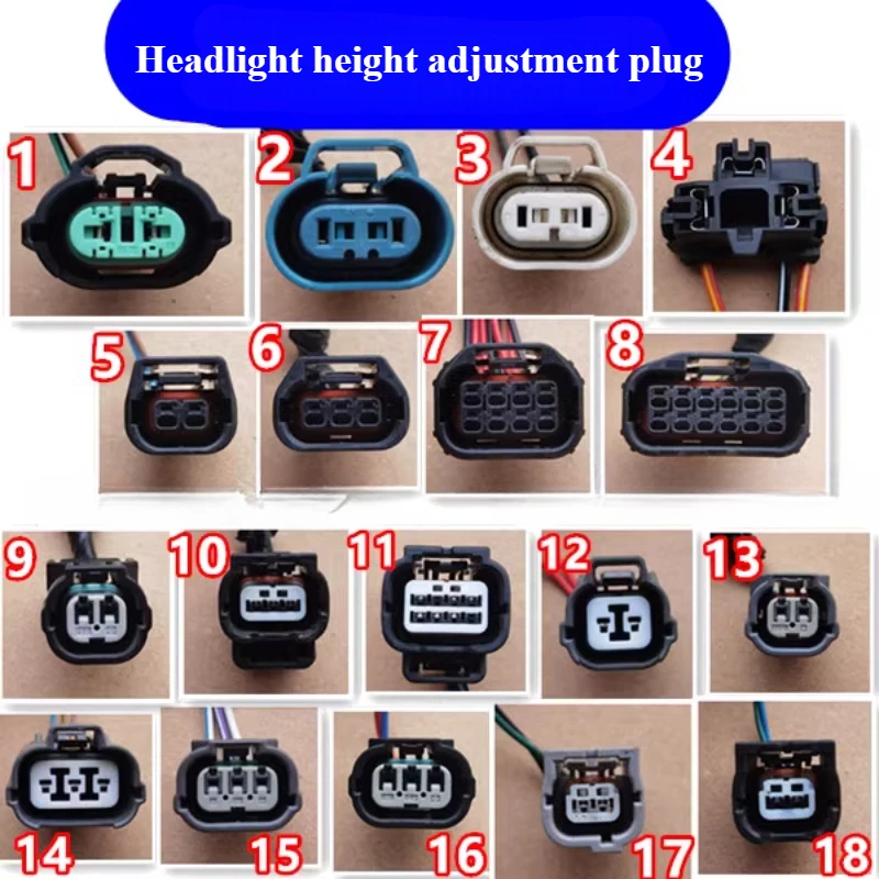 

For Honda Accord Odyssey Jade Civic Small Light, Turn Signal Plug, Fog Light, Headlight Height Adjustment Plug 1pcs