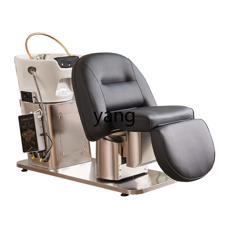 LTT semi-reclining lift flush ceramic basin shampoo bed