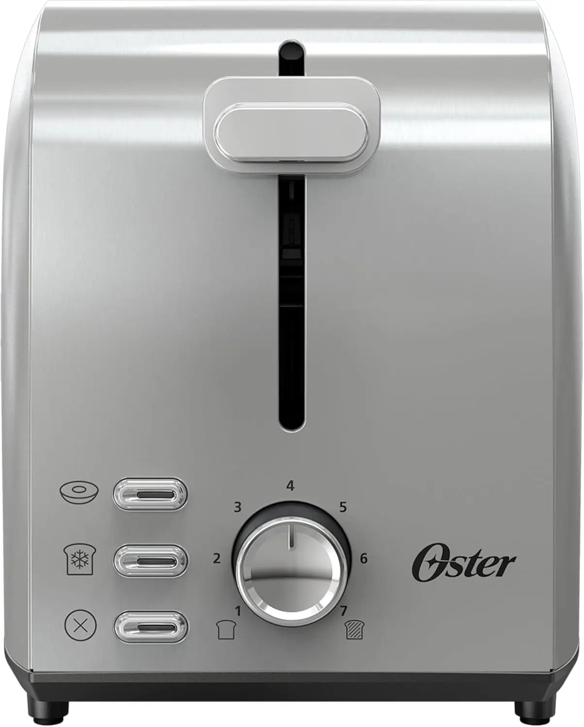 

2-Slice Toaster with Extra Wide Slots, Bagel Function, Stainless Steel Design, Compact Countertop Appliance for Toast