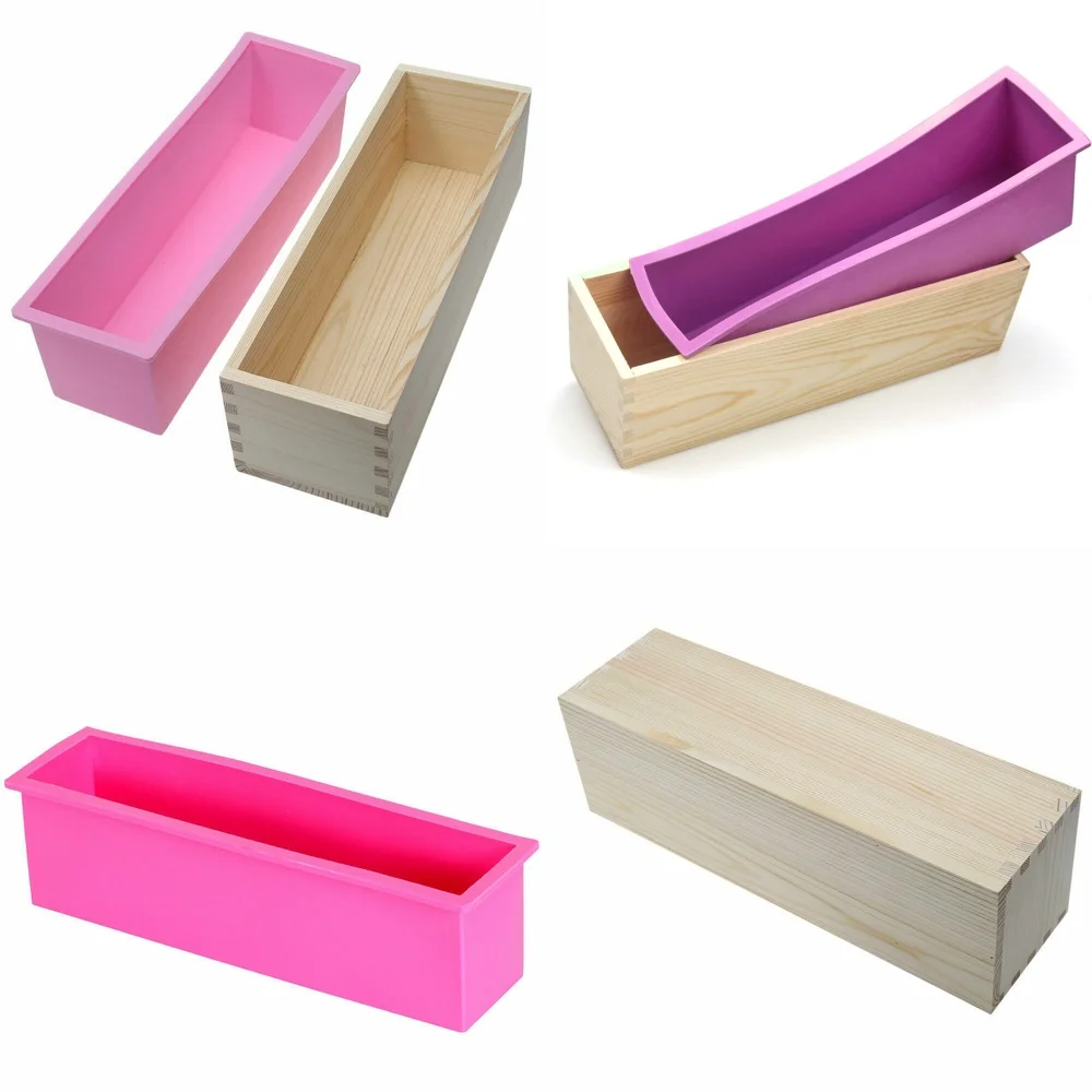 

Large Rectangle Swirl Bread Soap Mold DIY Handmade Soap Making Tool for Creative Craft Projects Easy Release Baking Silicone