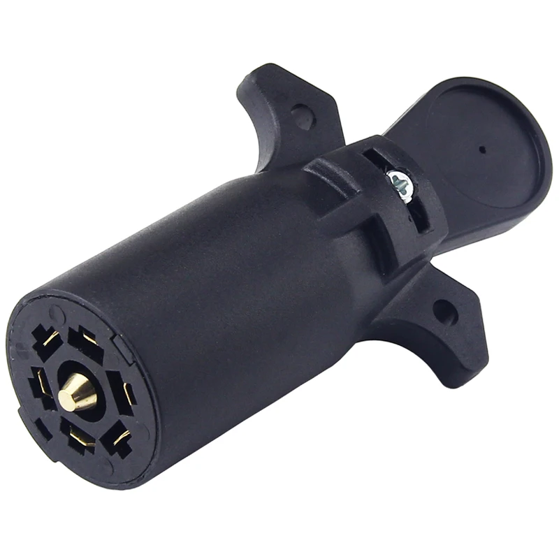 

American 7-pin RV Trailer Socket Power 7 Core Pickup Truck Tail Light Signal Detector