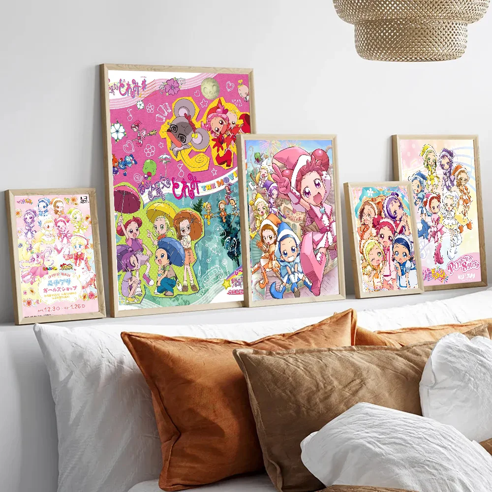 ملصق لاصق سحري أنيمي من DoReMi ، مطبوعات ورق أبيض ، عمل فني شمالي ، ديكور منزلي ، ذاتي الصنع #1