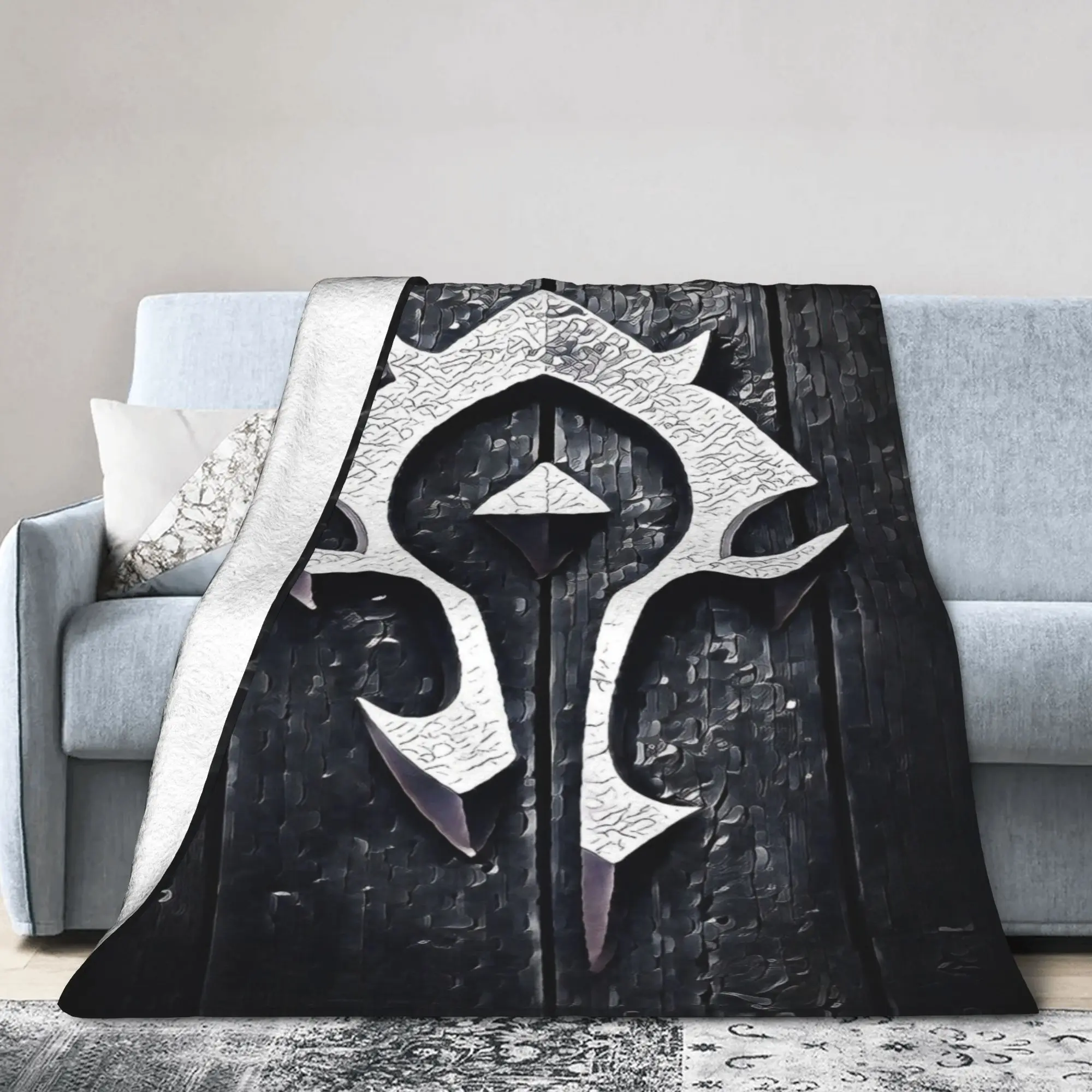 

Удобное одеяло для косплея World Of Warcrafts, декоративные пледы для дивана, ультрамягкий флис для дивана