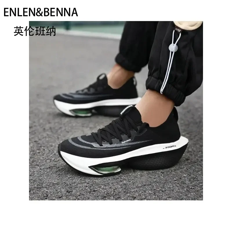 Fashion trend hollow breathable sports shoes comfortable wear-resistant couple running shoes lightweight sports shoes image 2