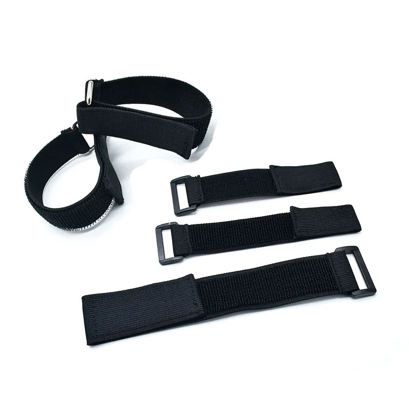 Adjustable Nylon Hook Loop Cable Ties - Highly Elastic Reusable Fastening Straps for Travel Gear Organization image 3