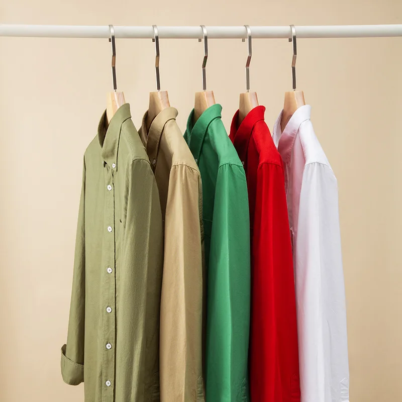 ربيع الخريف 100% القطن قميص الرجال بلون تنفس طويلة الأكمام الرجال قميص رسمي للأعمال ماركة الرجال الملابس حجم S-4XL MY1028