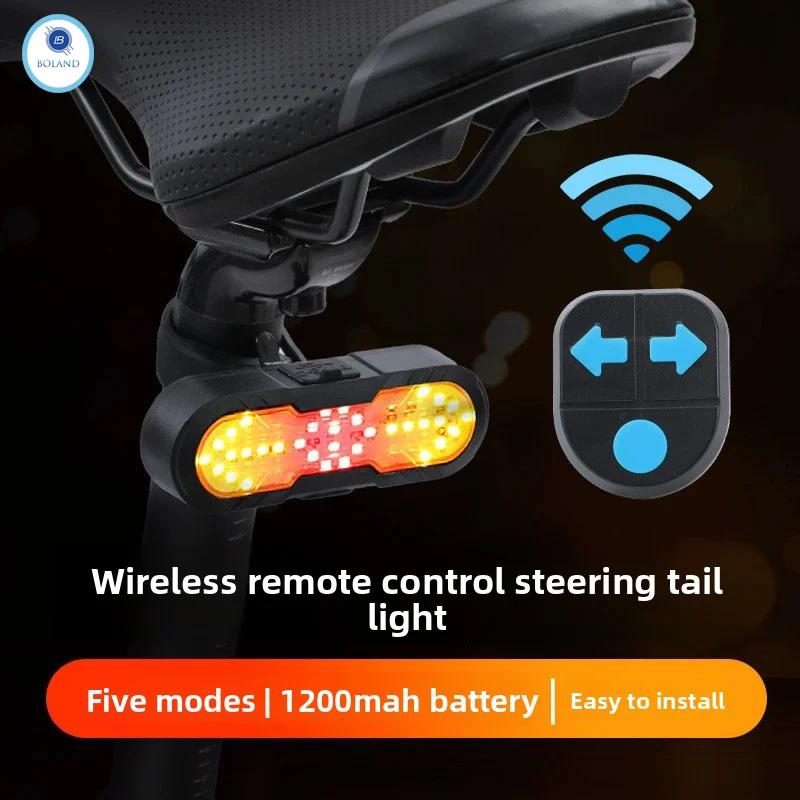 

Wireless Remote Control Bicycle Rear Light Warning Bike Lights with Turn Signals Horn Cycling Back Warning Bike Lights Riding