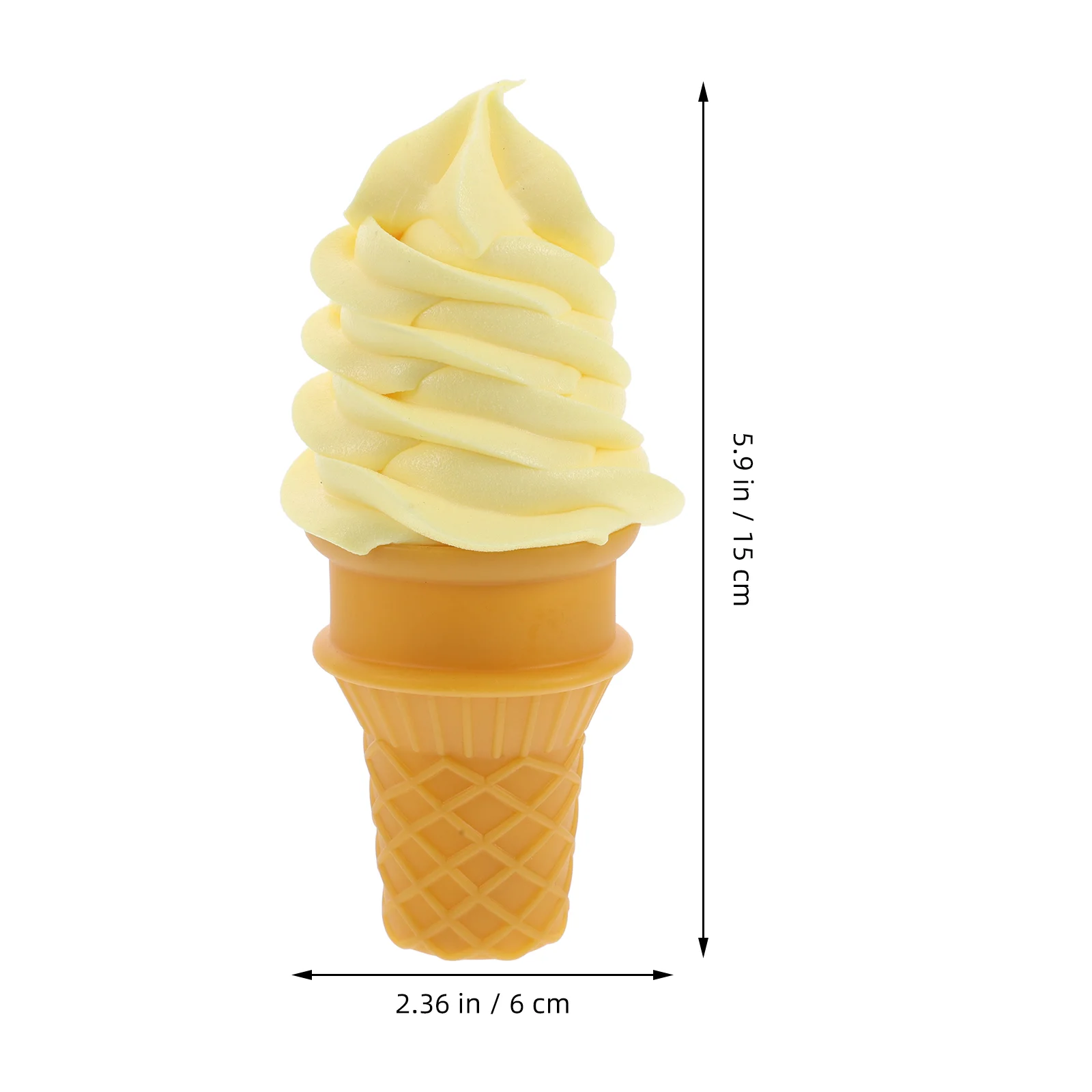 Simulation Ice Cream Artificial Model Display Photo Imitation Pvc Toddler Fake Ice-cream Prop