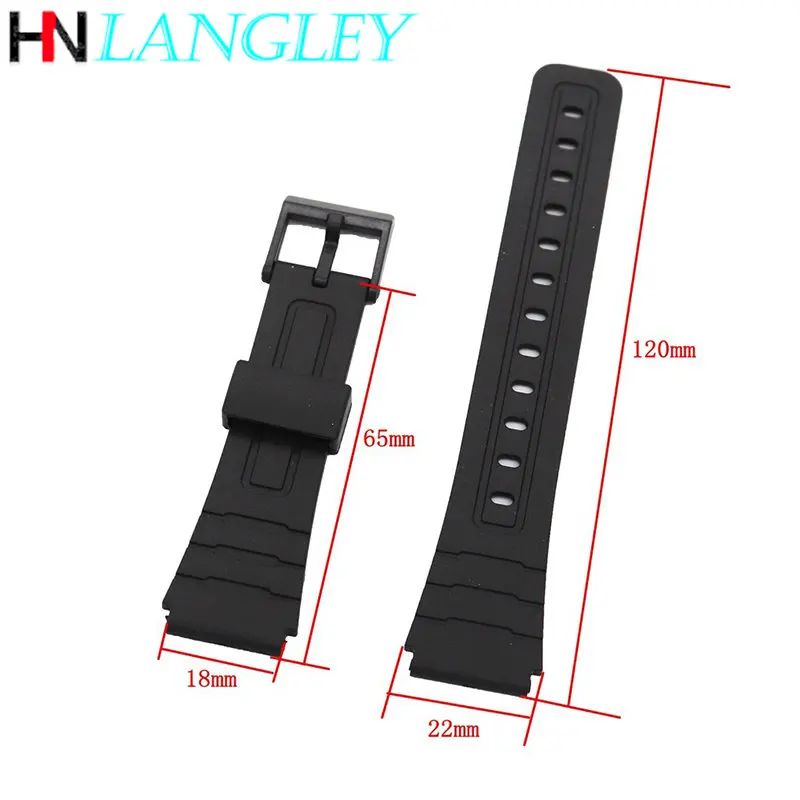 Silicone Watch Strap Sport Diving Rubber Watchband for Casio Watch Accessories 12mm 14mm 16mm 18mm 20mm 22mm Women Men Bracelet