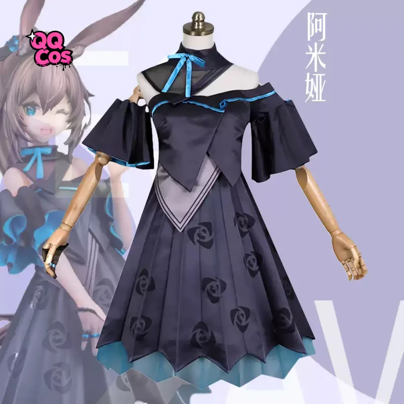 

Arknights Amiya cosplay Christmas Party Gorgeous Uniform Accessories Props Complete Set QQcos