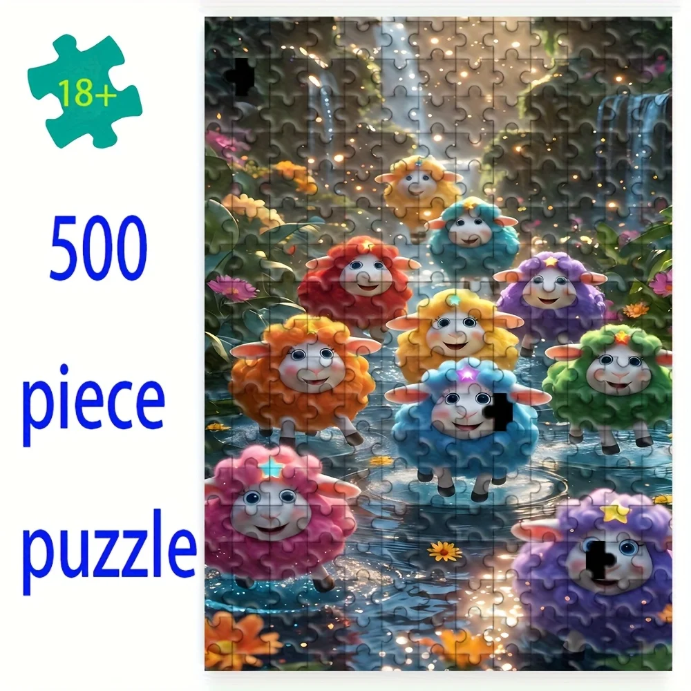 ปริศนาสำหรับผู้ใหญ่ 500/1000 ชิ้น |   เกมครอบครัวที่สนุกสนานและคลายเครียดคุณภาพสูง เหมาะสำหรับวันเกิด คริสต์มาส ฮาโลวีน ได้รับความนิยม