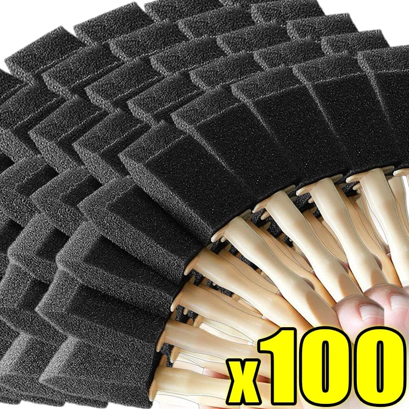 100/1pcs Car Air Conditioner Vent Cleaning Brush Auto Interior Air Outlet Detailing Scrub Sponge Brush Grille Duster Clean Tools