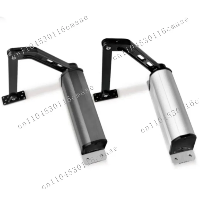 Side mounted automatic door opener 90 degree arc arm flat motor electric door closer, external community courtyard outdoor