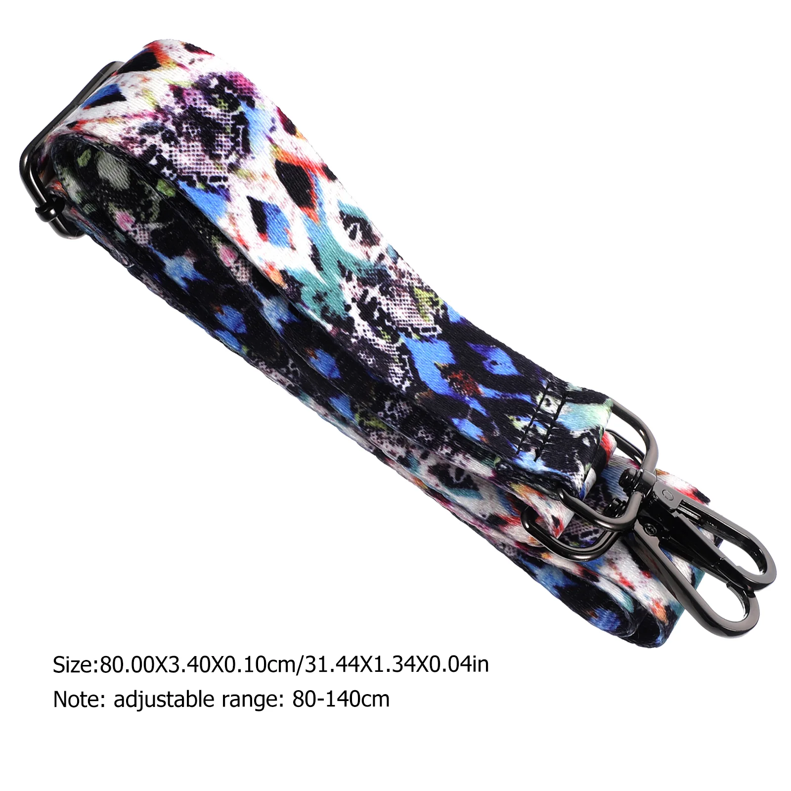 Hook Floral Strap Crossbody Purse Handbag Wide Shoulder for Adjustable Bags Straps