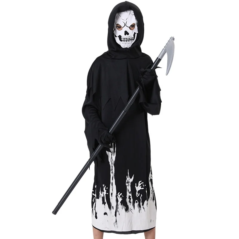 loween Death God COS Costume Falce incandescente American Sle Abbigliamento da donna Spettacolo teatrale Tradizionale cinese...