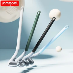 Lamgool Golf Toilet Brush Soft Bristles Long Handle for Bathroom Cleaning Tool Wc Accessories Toilet Cleaning Brush Wall Mount