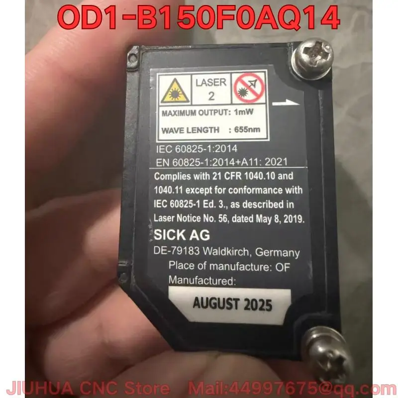 The function test of the second-hand OD1-B150F0AQ14 laser displacement sensor is normal.
