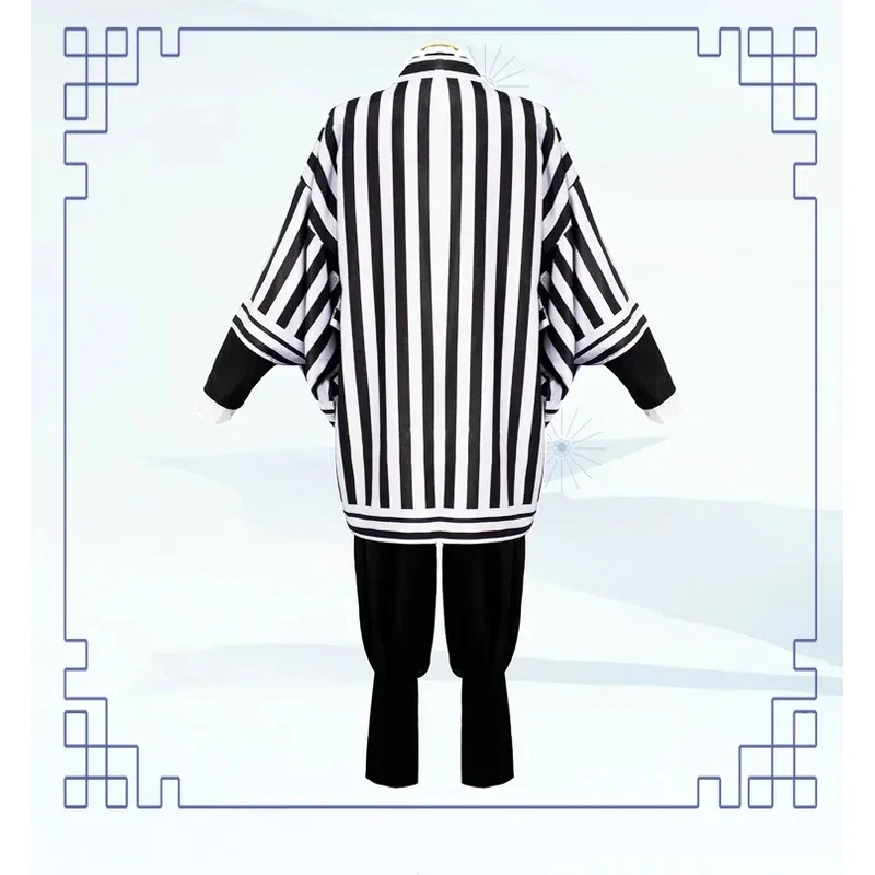 Demon Slayer Cosplay Traje para Adultos, Anime, Kimetsu No Yaiba, Tanjirou, Trajes de Halloween, Roupas, Peruca Set