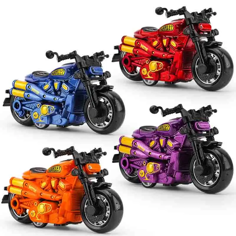Jouet de course de Simulation pour enfants, voiture en alliage, voiture de moto Vintage, jouets pour enfants de 2 à 4 ans, cadeaux d'anniversaire pour garçons