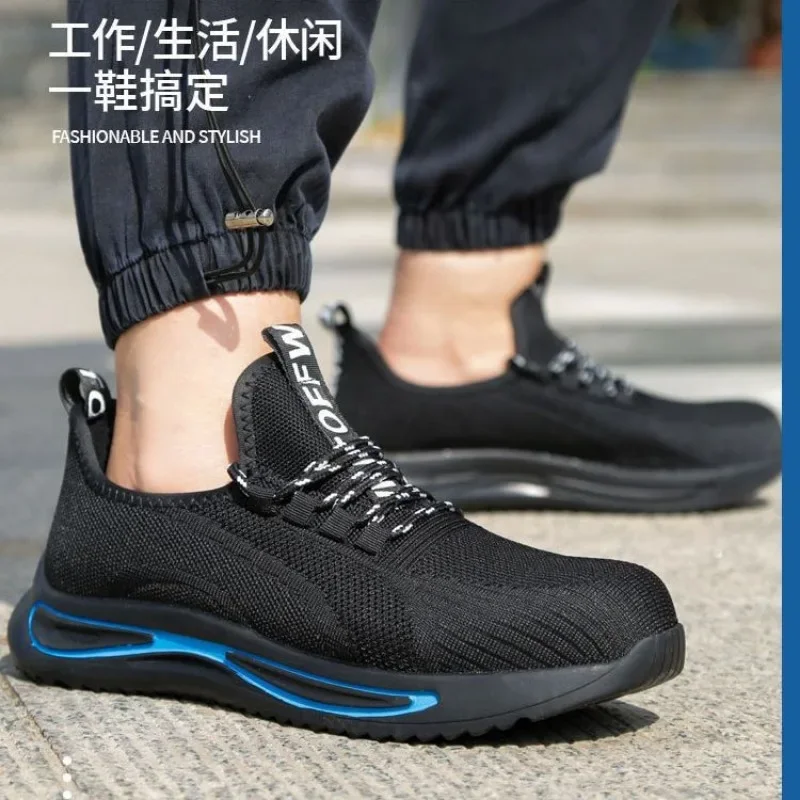 DurableSummer Labor Insurance Shoes Men's Anti-smashing And Anti-piercing Steel Baotou Wear-resistant Safety Shoes