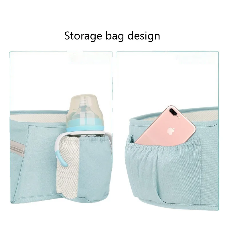 Newborn Carrier Baby Cozy Baby Wrap Carrier with Hook&Loop for Easily Adjustable Soft Fabric Baby Carrier