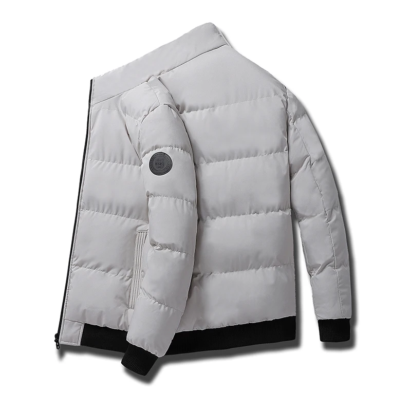 

Solid Color Oversize 5XL Cotton Parkas Winter Comfortable Thickened Warm Quality Men Clothing Stand Collar Hot Roupas Masculinas