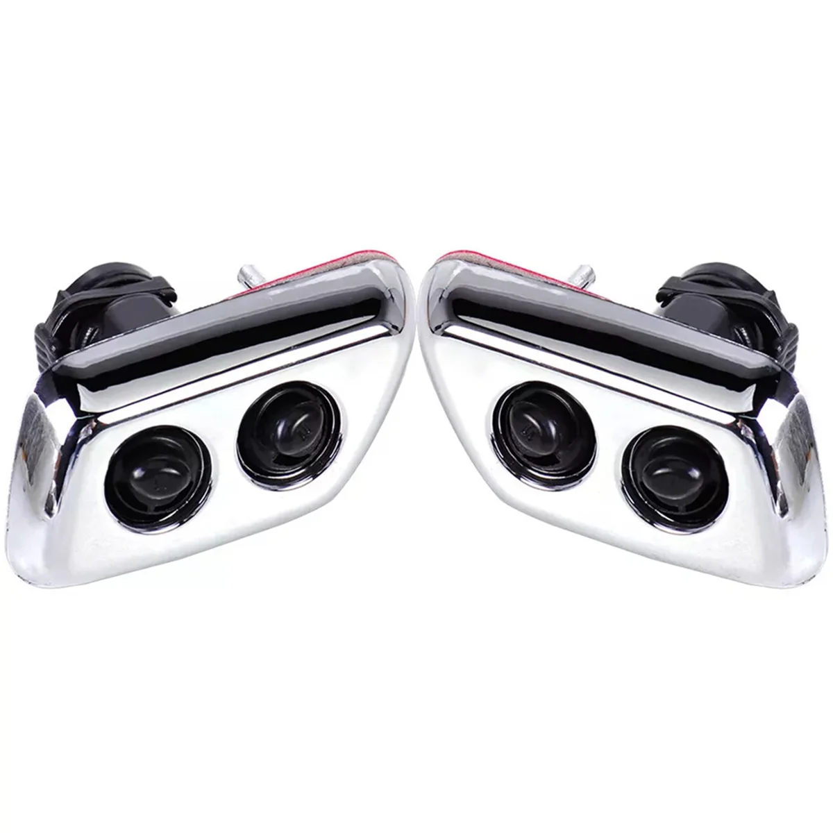 Classic 2X Head Light Lamp Windshield Washer Nozzles Jet DA805833AA Fit for Chrysler 300 C 2005-2007