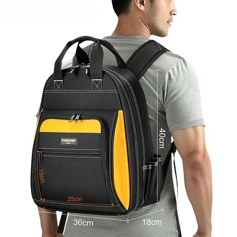 Electrician Backpack Tools Bag Professional Organizer Storage Backpack Hardware Large Capacity Tool Bags Shoulder Electricians