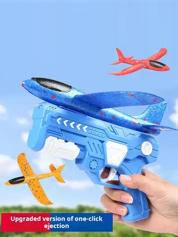 Çocuk Köpük Fırlatma Uçağı Oyuncakları Ebeveyn-Çocuk Etkileşimi Açık Hava Köpük Uçak Parkı