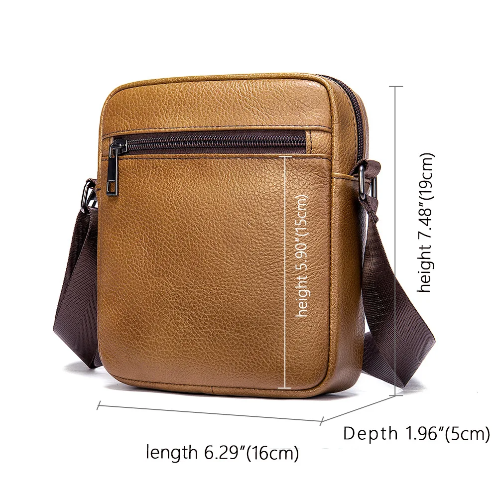 Casual Stijl Schoudertassen Voor Heren Designer Luxe Merk Crossbody Tassen Heren Heren Lederen Messenger Tassen Mini Tas Koeienhuid