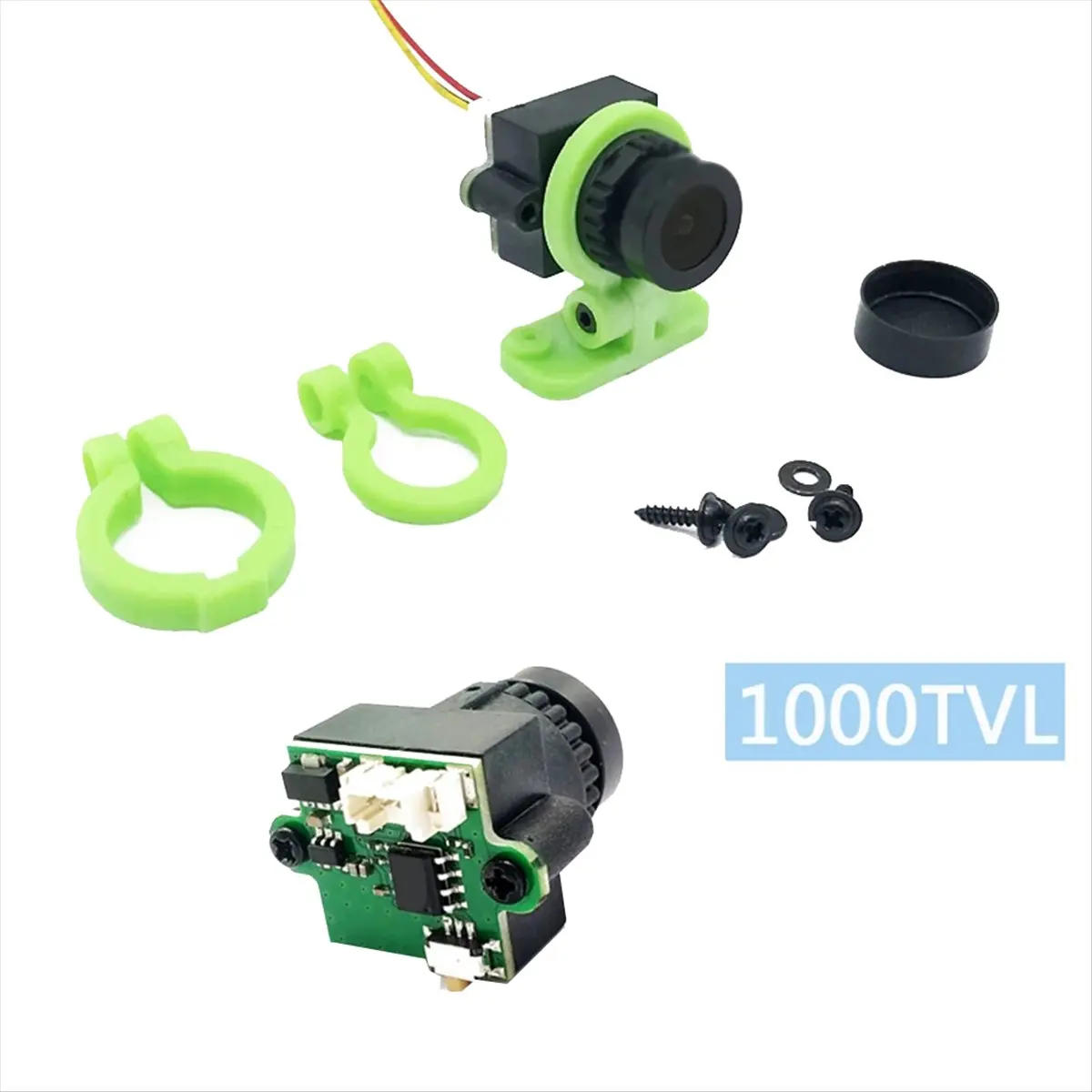 popop Over 20Km Range 5.8Ghz 2W FPV Wireless Transmitter 2000MW 48CH+Receiver+1000TVL Cam for RC FPV Racing Drone