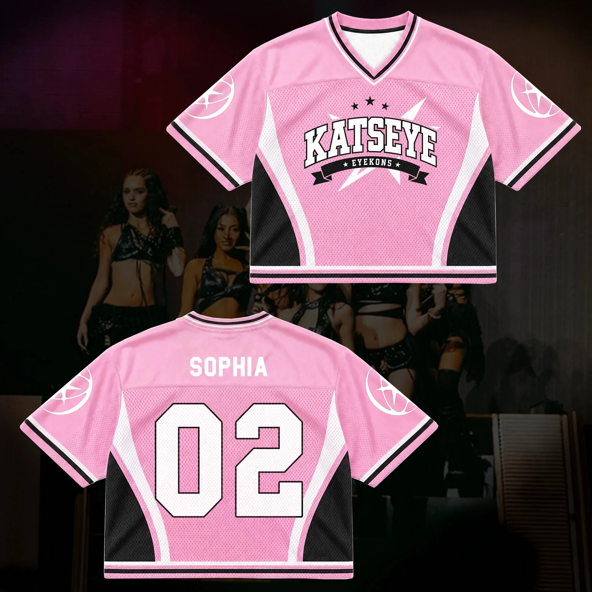 Neues KATSEYE Fan T-Shirt 2026 Konzert-Inspiriert Yoonchae Lara Sophia Daniela Grafik-T-Shirt Unisex Sommer-Oberteil für Kinder Erwachsene Männer Frauen – Detail 8
