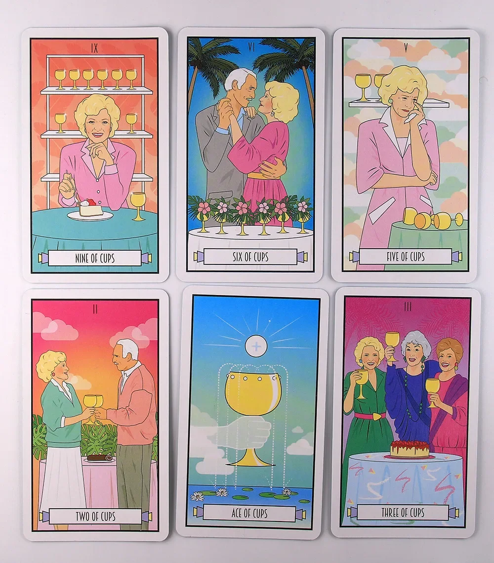 NEW The Golden Girls Tarot Cards English Deck Board Cards Family Board Game Playing Game Cards Party Game