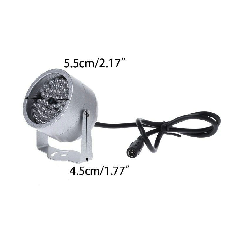 W89C CCTV 48 LED Light CCTVセキュリティカメラIR赤外線vis